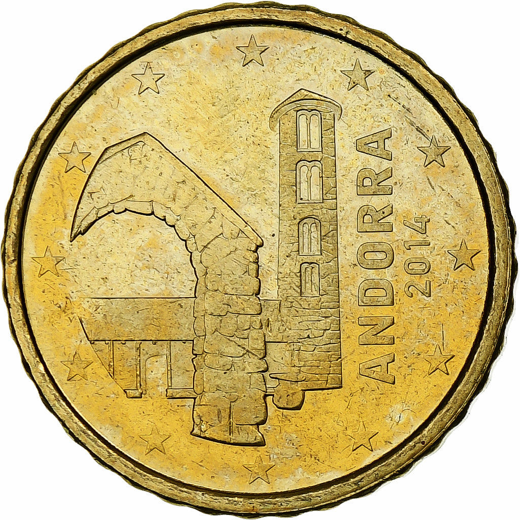 Andorra, 10 Euro Cent, 2014, SPL, Ottone, KM:New