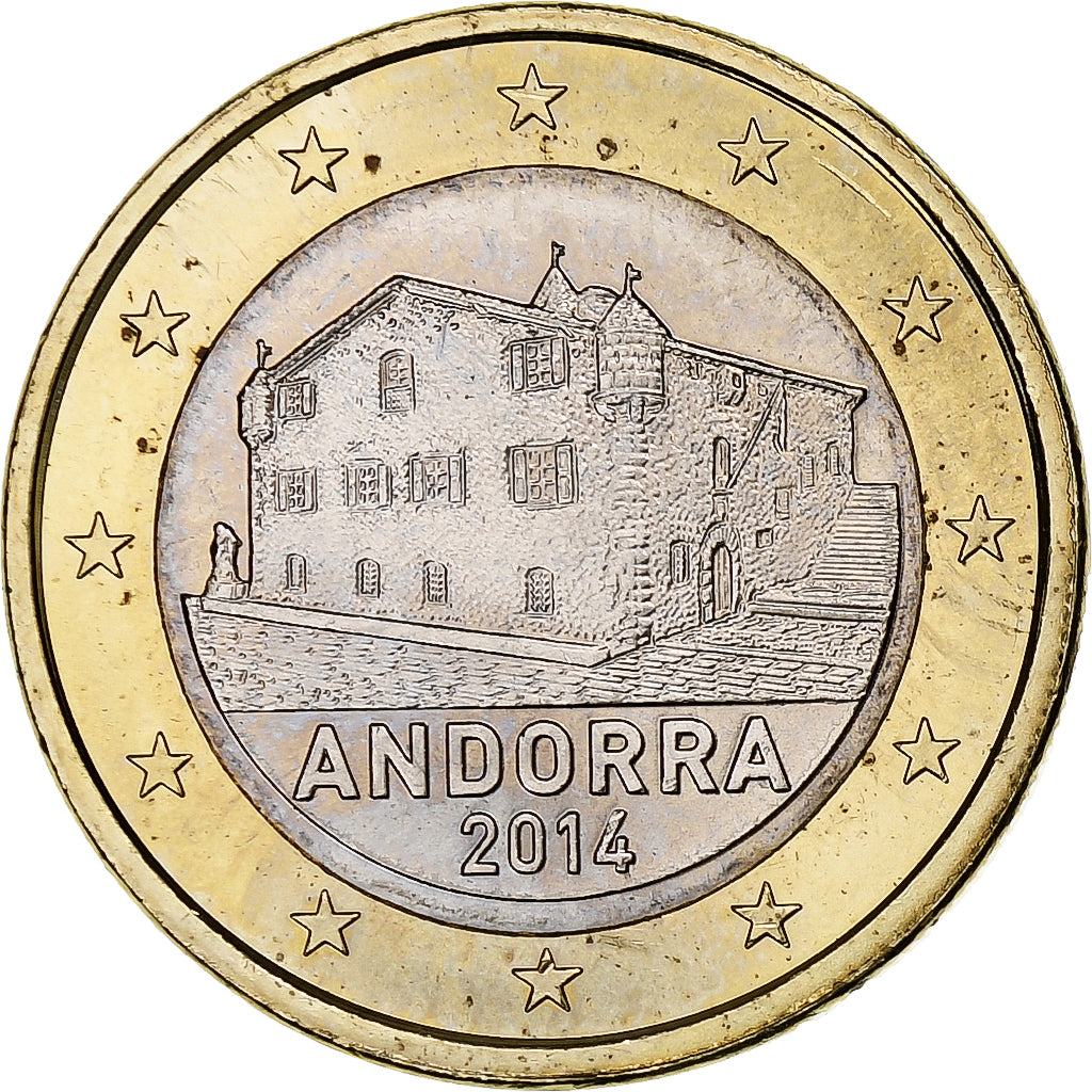 Andorra, 1 Euro, 2014, SPL, Bi-metallico, KM:526
