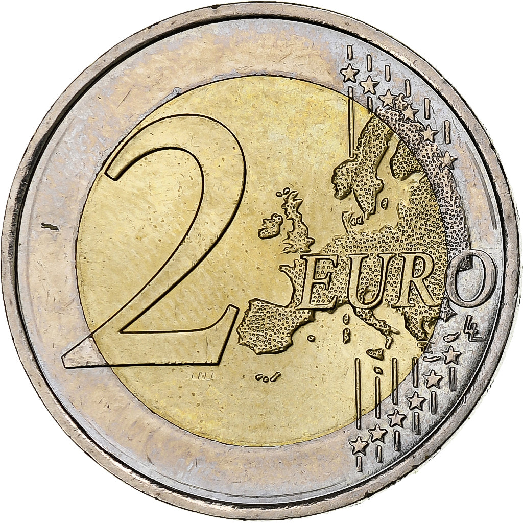 France, 2 Euro, 10 ans de l'Euro, 2009, Paris, SPL, Bimétallique, KM:1590