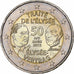 France, 2 Euro, Traité de l'Elysée, 2013, Paris, MS(63), Bi-Metallic