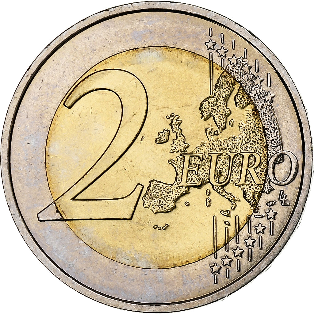 Francja, 2 Euro, Sida, 2014, MS(63), Bimetaliczny, Gadoury:19