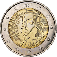 France, 2 Euro, Fête de la Fédération, 2015, MS(63), Bi-Metallic