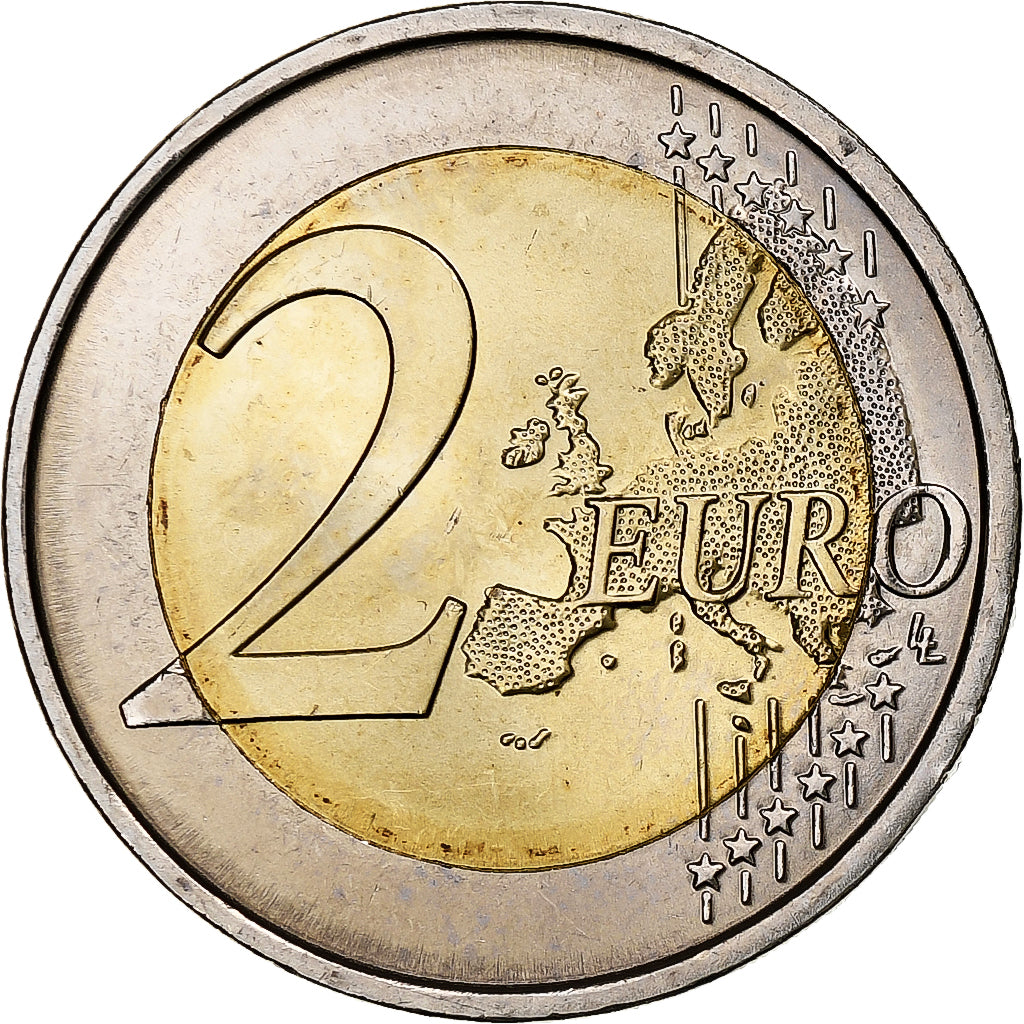 France, 2 Euro, Fête de la Fédération, 2015, MS(63), Bi-Metallic