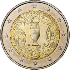 Francia, 2 Euro, UEFA Euro 2016, 2016, Paris, SPL, Bi-metallico