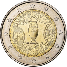 France, 2 Euro, UEFA Euro 2016, 2016, Paris, MS(63), Bi-Metallic