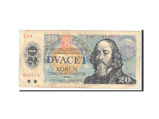 Banknote, Czechoslovakia, 20 Korun, 1988, Undated, KM:95, VG(8-10)