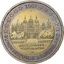 GERMANY - FEDERAL REPUBLIC, 2 Euro, Mecklembourg, 2007, Munich, MS(63)