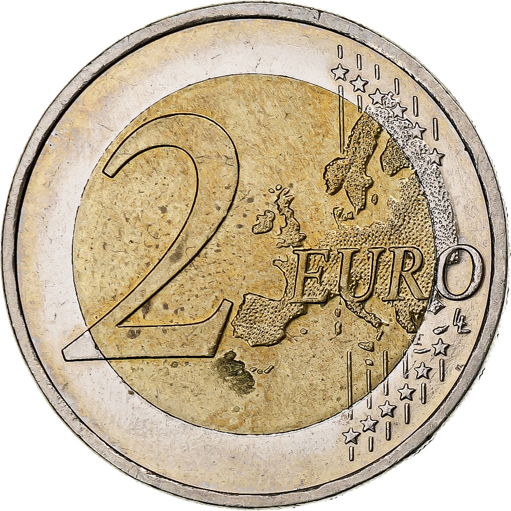 GERMANIA - REPUBBLICA FEDERALE, 2 Euro, 2008, Stuttgart, BB, Bi-metallico