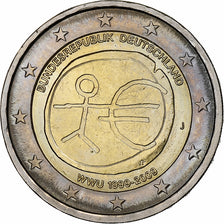 GERMANY - FEDERAL REPUBLIC, 2 Euro, EMU, 2009, Hambourg, MS(63), Bi-Metallic