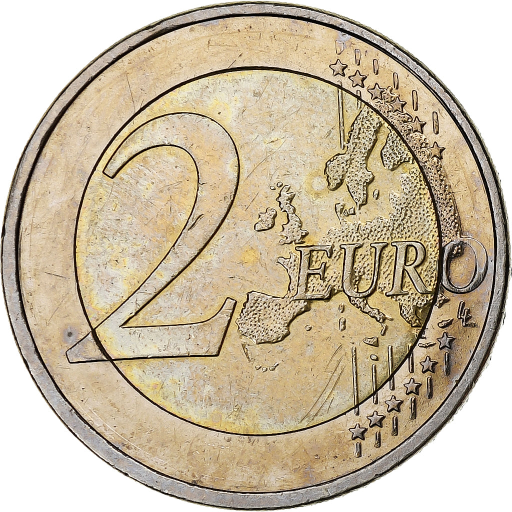 GERMANY - FEDERAL REPUBLIC, 2 Euro, Building in Saarland, 2009, Stuttgart