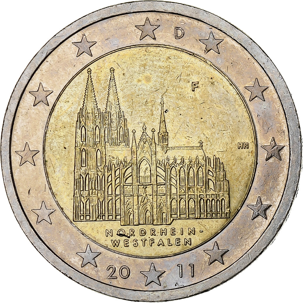 GERMANIA - REPUBBLICA FEDERALE, 2 Euro, NORDRHEIN - WESTFALEN, 2011, Stuttgart