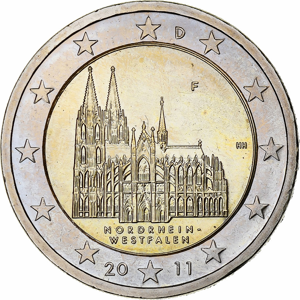 GERMANIA - REPUBBLICA FEDERALE, 2 Euro, NORDRHEIN - WESTFALEN, 2011, Stuttgart