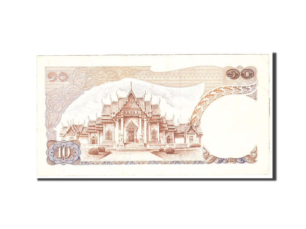 Thailand, 10 Baht, 1969, KM:83a, Undated, VF(20-25)