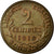 Coin, France, Dupuis, 2 Centimes, 1919, Paris, AU(55-58), Bronze, Gadoury:107