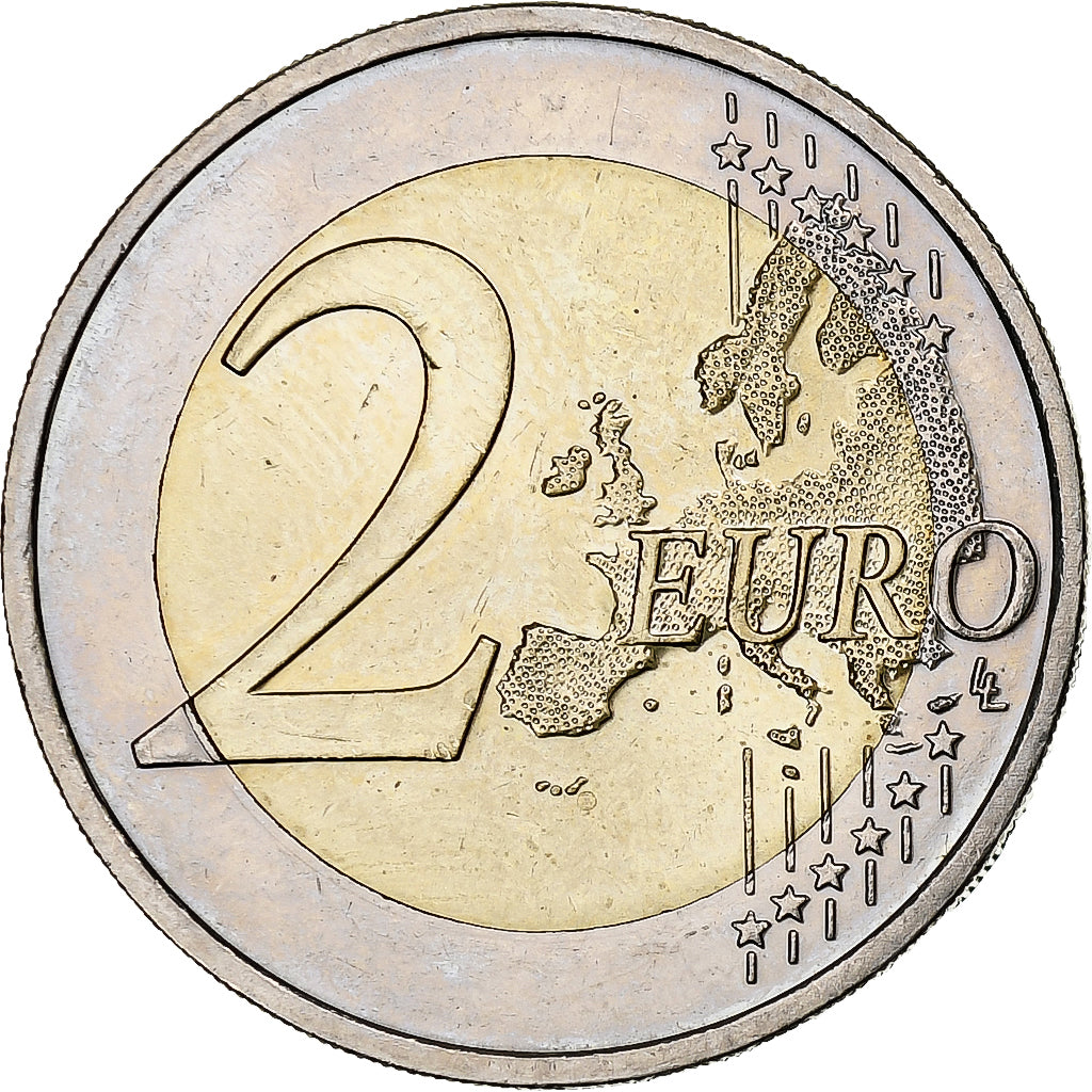 Germania, 2 Euro, 2015, Stuttgart, 30 ans   Drapeau européen, SPL