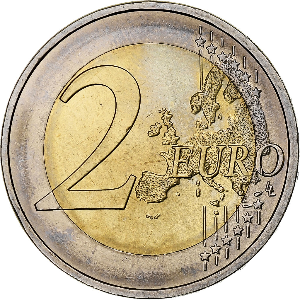 Germany, 2 Euro, 10 ans de l'Euro, 2012, Hambourg, MS(63), Bi-Metallic