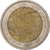 Itália, 2 Euro, World Food Program globe, 2004, Rome, AU(50-53), Bimetálico