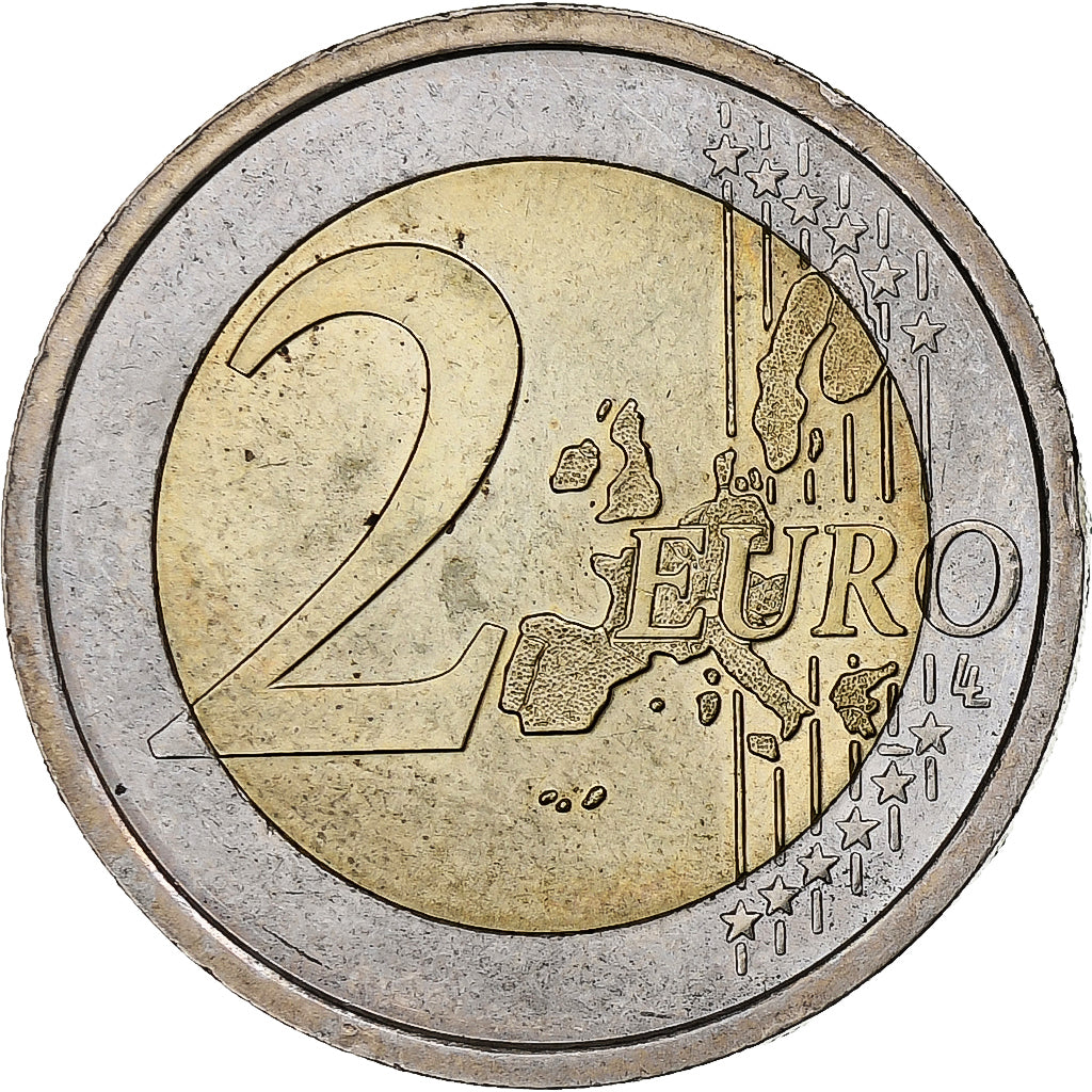 Włochy, 2 Euro, World Food Program globe, 2004, Rome, MS(60-62), Bimetaliczny