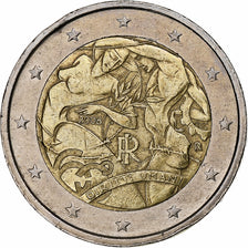Italy, 2 Euro, Diritti Umani, 2008, AU(50-53), Bi-Metallic, KM:301