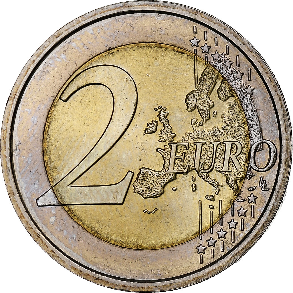 Italy, 2 Euro, Diritti Umani, 2008, MS(63), Bi-Metallic, KM:301