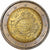 Itália, 2 Euro, 10 ans de l'Euro, 2012, Rome, MS(63), Bimetálico, KM:350