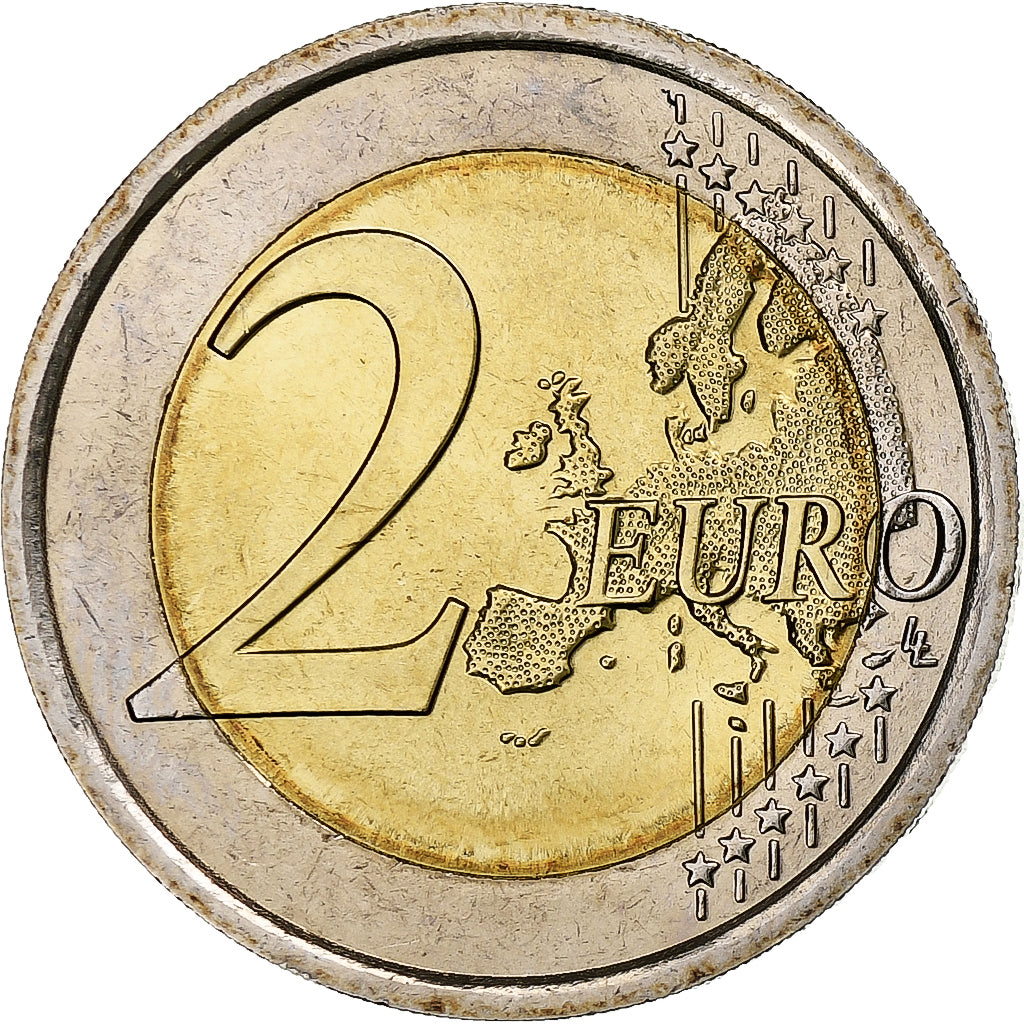 Italy, 2 Euro, Boccaccio, 2013, Rome, MS(63), Bi-Metallic, KM:New