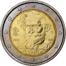 Italy, 2 Euro, G. Verdi, 2013, Rome, MS(63), Bi-Metallic, KM:New