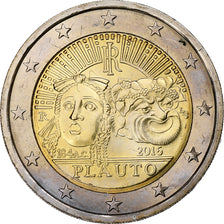 Italien, 2 Euro, Plauto, 2016, UNZ, Bi-Metallic, KM:New