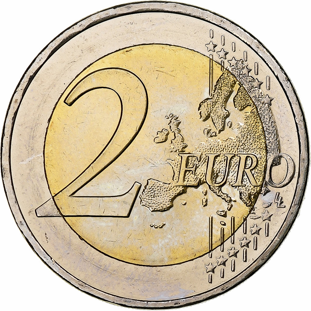 Grecia, 2 Euro, 10 ans de l'Euro, 2012, Athens, EBC+, Bimetálico, KM:245