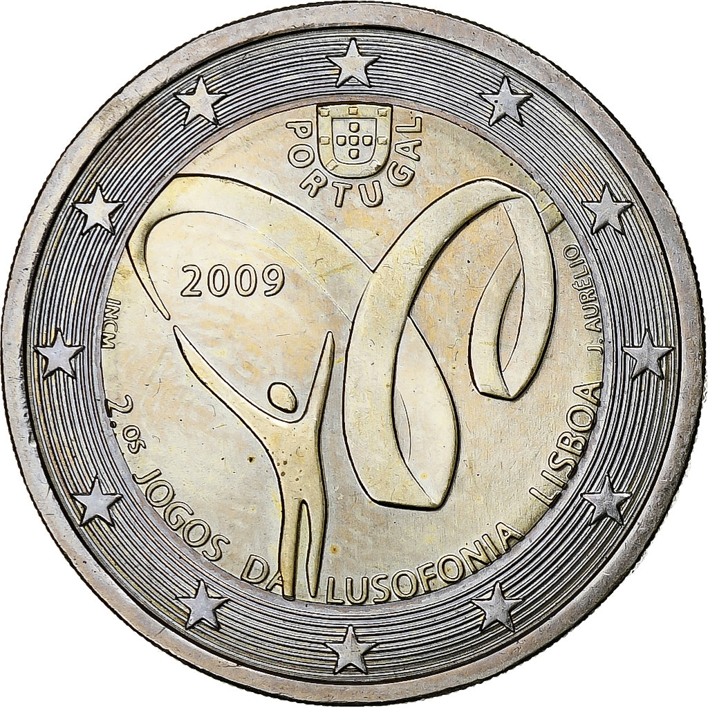 Portogallo, 2 Euro, Lusophonie, 2009, Lisbon, SPL, Bi-metallico, KM:786