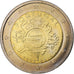 Portugal, 2 Euro, 10 ans de l'Euro, 2012, Lisbon, UNZ, Bi-Metallic, KM:812