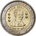 Belgia, 2 Euro, Louis Braille, 2009, Brussels, AU(55-58), Bimetaliczny, KM:288