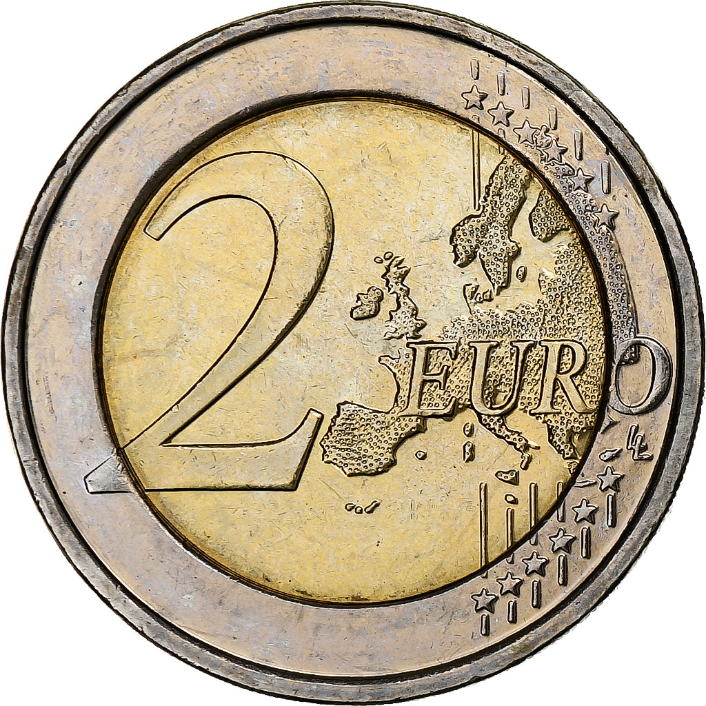 België, 2 Euro, Louis Braille, 2009, Brussels, PR, Bi-Metallic, KM:288