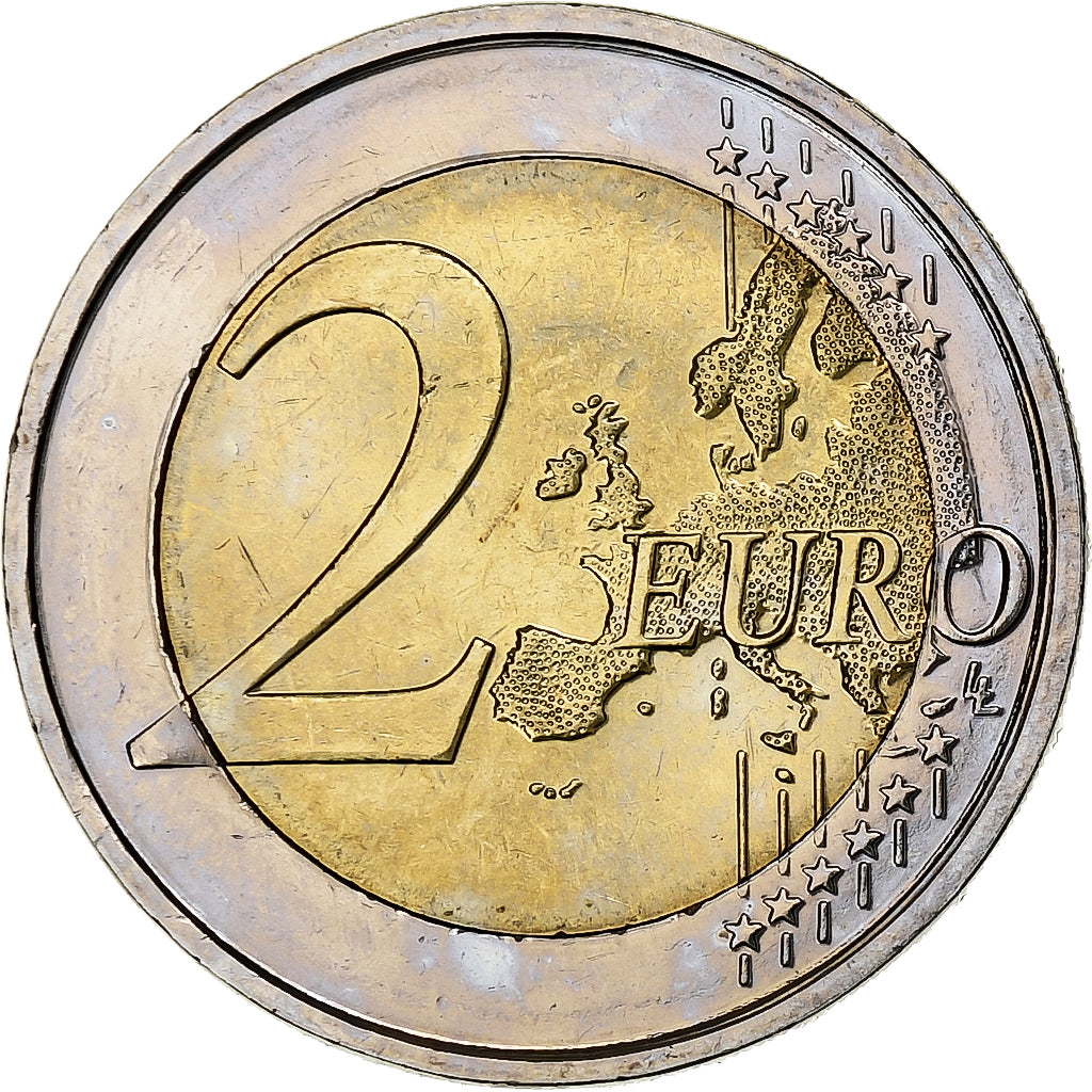 Belgique, 2 Euro, 10 th anniversary of emu, 2009, SUP+, Bimétallique, KM:282