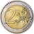 Belgia, 2 Euro, 10 th anniversary of emu, 2009, MS(60-62), Bimetaliczny, KM:282