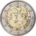 België, 2 Euro, Women's Day, 2011, Brussels, PR, Bi-Metallic, KM:308