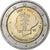 Bélgica, 2 Euro, Queen Elisabeth, 2012, Brussels, SC, Bimetálico, KM:317