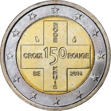 Belgio, 2 Euro, 2014, 150e anniversaire de la fondation de la Croix-Rouge de