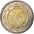 Espagne, 2 Euro, european monetary union 10 th anniversary, 2009, Madrid, SPL