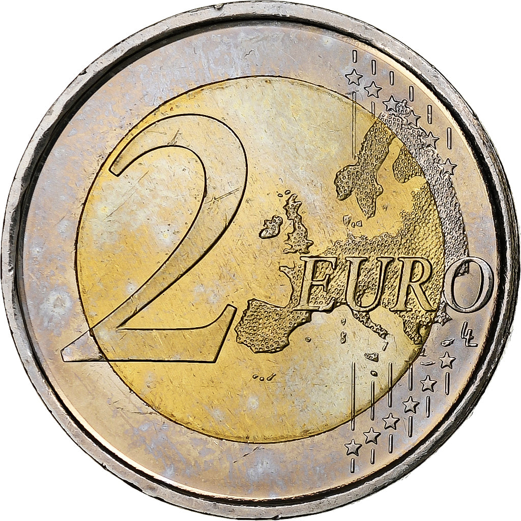 Spagna, 2 Euro, Parc Guell, 2014, Madrid, SPL, Bi-metallico