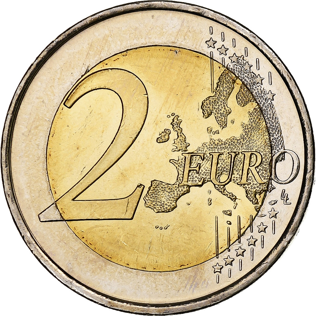 Espagne, 2 Euro, Grotte d'Altamira, 2015, Madrid, SPL, Bimétallique