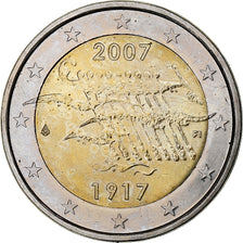 Finland, 2 Euro, 90th Anniversary of Independence, 2007, Vantaa, MS(63)