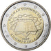 Finland, 2 Euro, Traité de Rome 50 ans, 2007, MS(60-62), Bi-Metallic