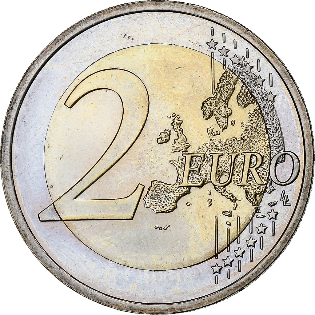 Finland, 2 Euro, Traité de Rome 50 ans, 2007, MS(60-62), Bi-Metallic