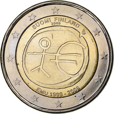 Finland, 2 Euro, 10 th anniversary of emu, 2009, Vantaa, MS(60-62), Bi-Metallic
