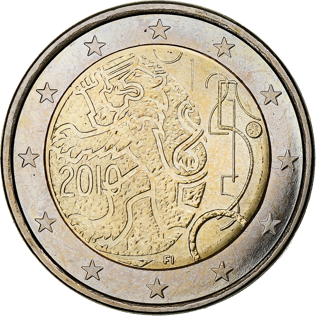 Finland, 2 Euro, Finnish Currency, 150th Anniversary, 2010, Vantaa, MS(60-62)