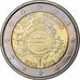 Finland, 2 Euro, 10 ans de l'Euro, 2012, MS(63), Bi-Metallic