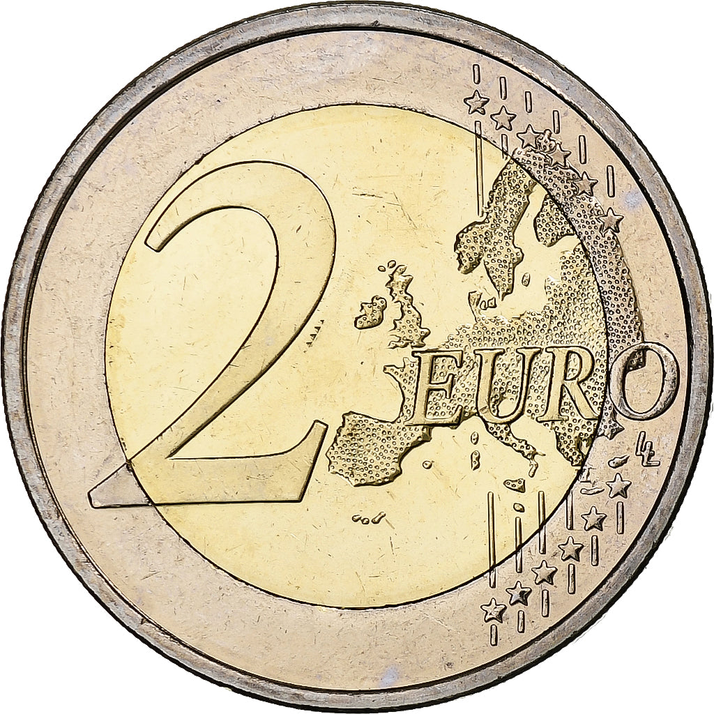Finland, 2 Euro, 10 ans de l'Euro, 2012, MS(63), Bi-Metallic