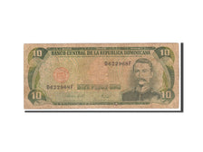 Dominican Republic, 10 Pesos Oro, 1988, KM:119c, Undated, VG(8-10)