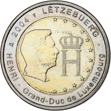 Luxembourg, 2 Euro, Grand Duc Henri et monogramme, 2004, Utrecht, MS(60-62)